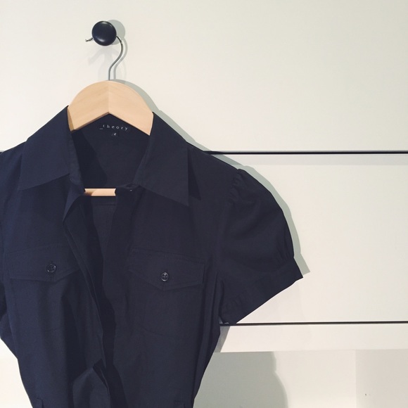 Theory Cotton Shirtdress