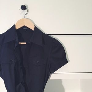 Theory Cotton Shirtdress