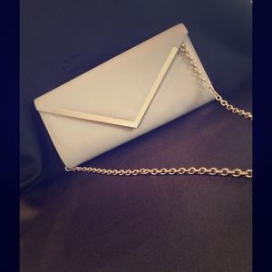 Aldo Nude & Gold Clutch/Satchel
