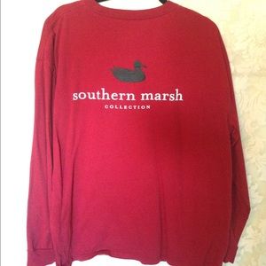Men's southern marsh long sleeve tee