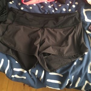Black lulu lemon shorts