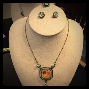 Michael Negrin necklace, earrings and ring