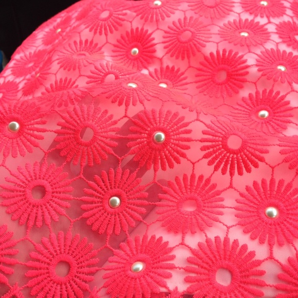 Lilly Pulitzer Neon Pink Pearl dress sz 2 - Picture 4 of 4