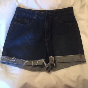 High rise urban outfitters denim shorts