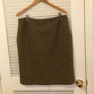 J Crew Tan Skirt