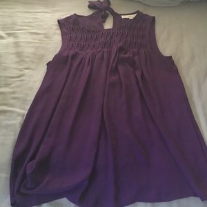 Loft purple dress shirt