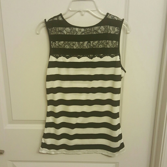 Black and white tank