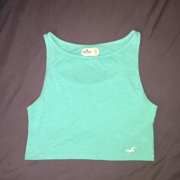 Mint Green Hollister Crop Top