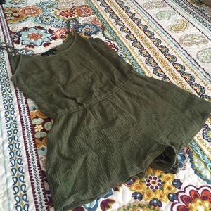 Olive Green Romper