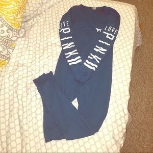 Pink Victoria secret onesie