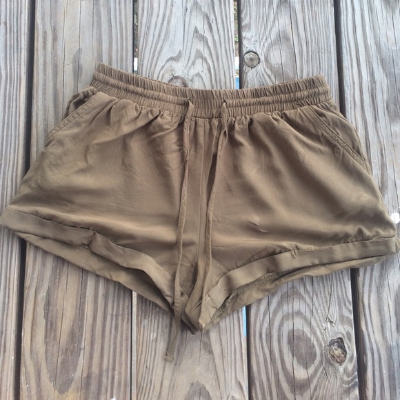 Forever21 khaki/olive green lounging shorts