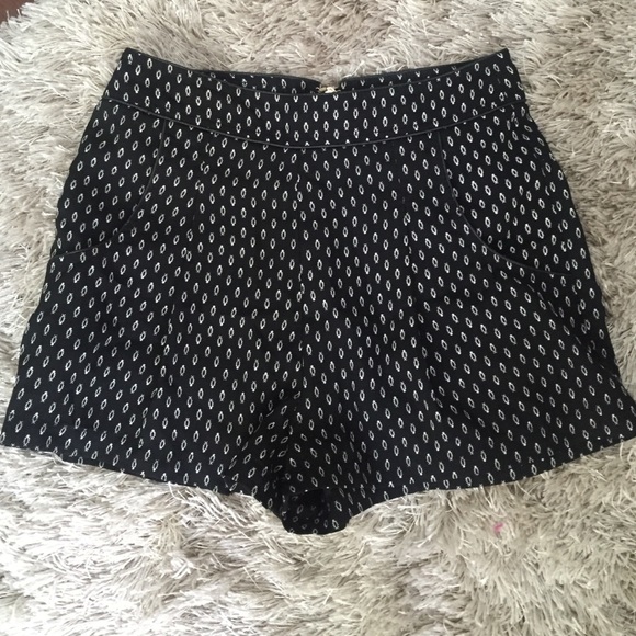Forever 21 Patterned High Waisted Shorts