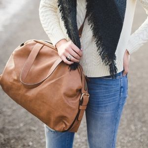 Sole Society Vegan Leather Oversized Bag