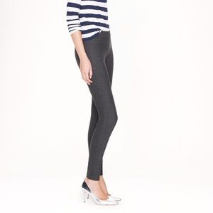 J Crew Minnie Pant in Bi Stretch Wool Grey 2P