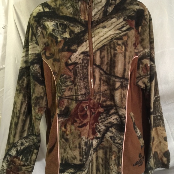 Mossy Oak 3/4 Qtr zipper Pull Over Jacket - Picture 2 of 4