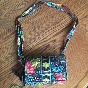 Vera Bradley "Flower shower" print cross body