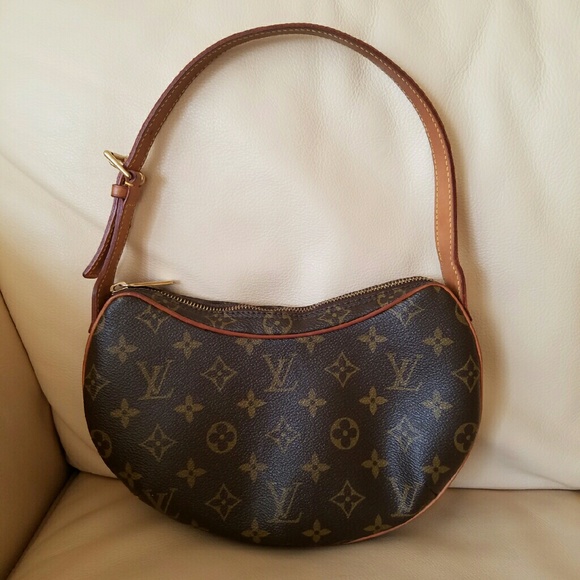 Authentic Louis Vuitton Monogram Canvas  Croissant