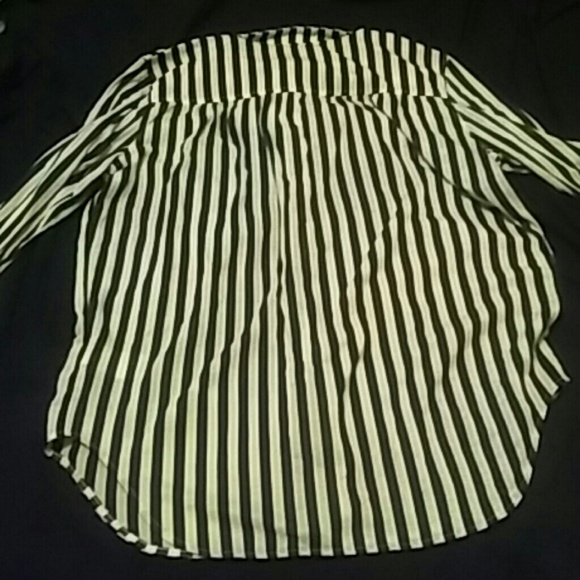 Striped Button up - Picture 2 of 2