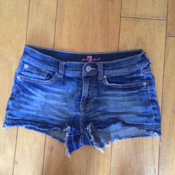 7 For All Mankind denim shorts