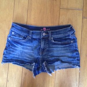7 For All Mankind denim shorts