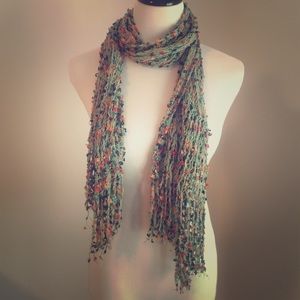 green italian scarf