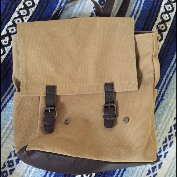 Nasty Gal Canvas Festival Backpack Tan - Picture 3 of 4