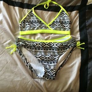 Neon bathing suit