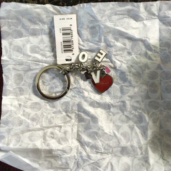 Brand new coach key ring
