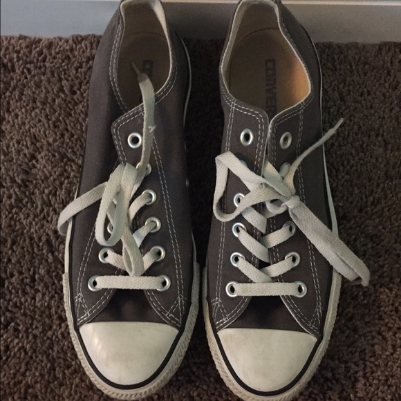 Gray Low-Top Converse
