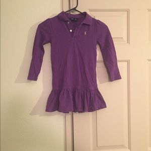 Purple Girl's Polo dress