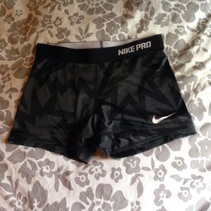 Nike pro compression spandex shorts
