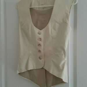 Michelle Mason Tuxedo style vest