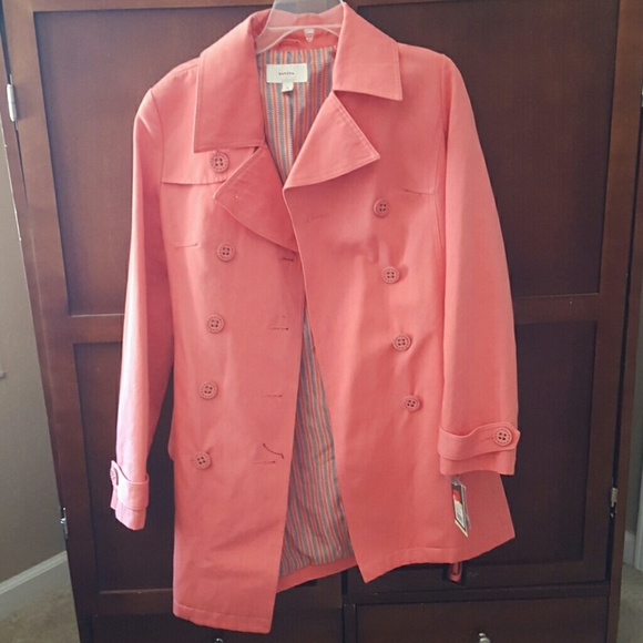 Coral women trenchcoat