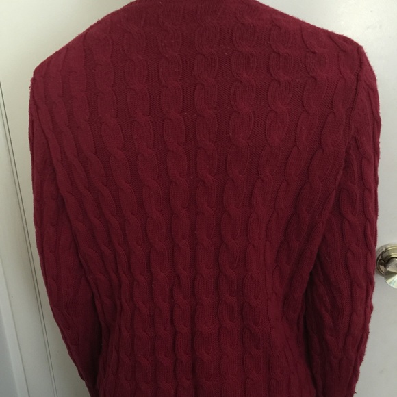 Red Pattern Sweater - Picture 2 of 2