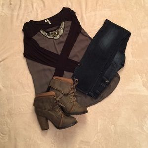 Charlotte Russe High Heel Booties