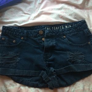 Cotton On Dark Blue Denim Shorts