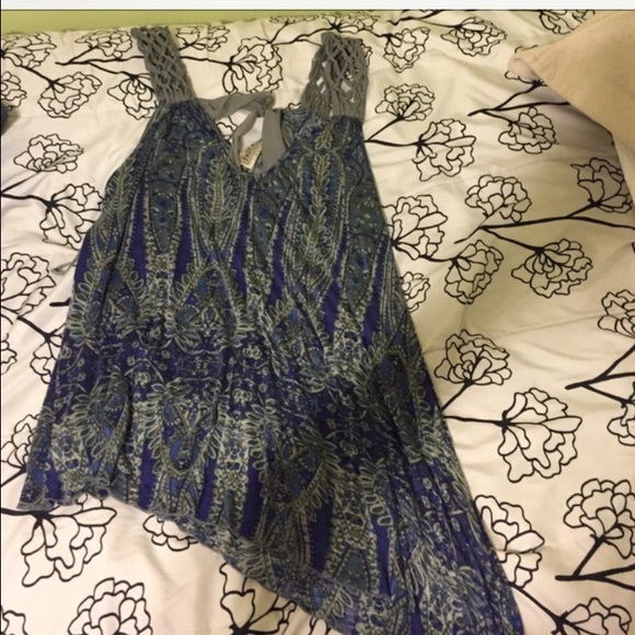 Free people regal macrame top aso  Violet Harmon