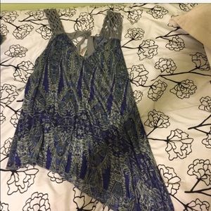 Free people regal macrame top aso  Violet Harmon