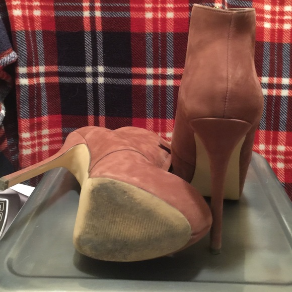 Suede wedge stiletto booties - make an offer - Picture 4 of 4