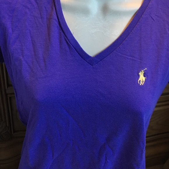 Ralph Lauren sport purple tshirt - Picture 2 of 4