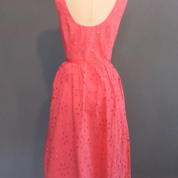 SOLD Merona pink eyelet retro dress - Picture 4 of 4