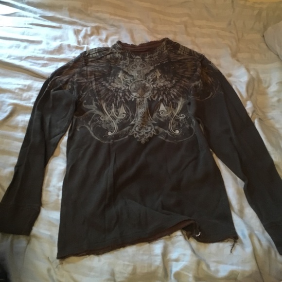 Affliction long sleeve thermal