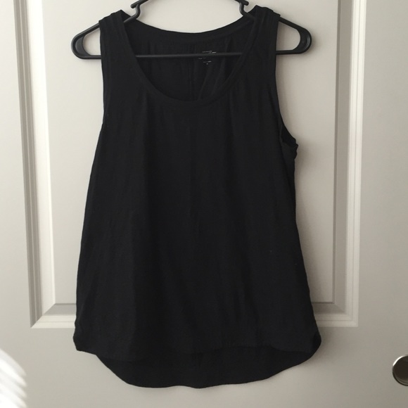 Ann Taylor Loft black sleeveless tee