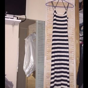 Striped maxi dress