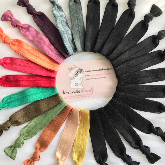 26 hair ties set of 26 elastic Ponytails - Picture 3 of 4