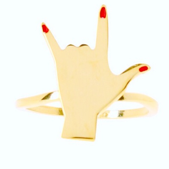Rock On <> I Love You <> Gold Ring
