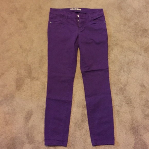 old navy purple jeans