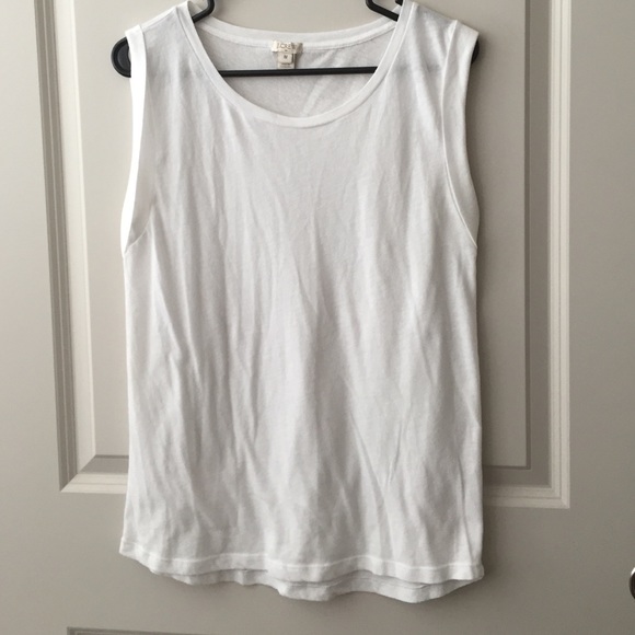 J.Crew white muscle tee
