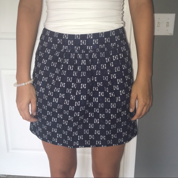 Navy skirt