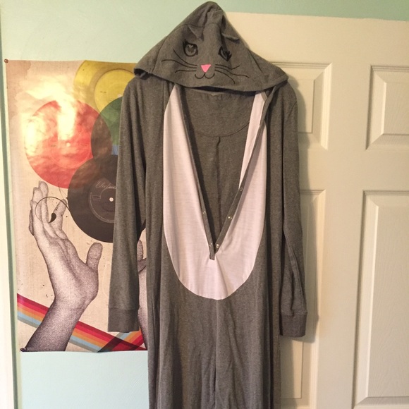 Forever21 cat pajama onsie